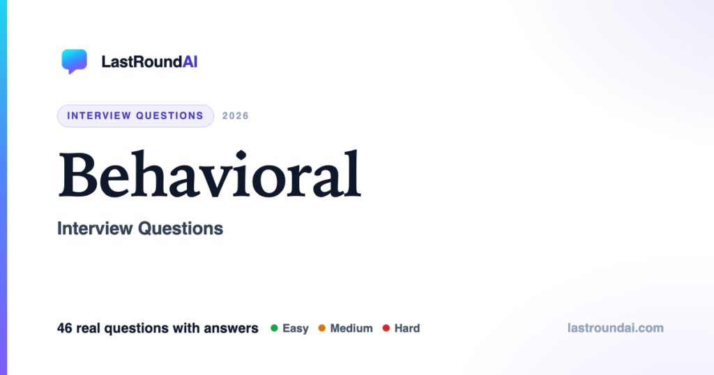 Behavioral Interview Questions, Sorted by the Story They’re Actually Testing