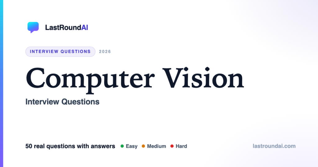 Computer Vision interview questions — LastRoundAI