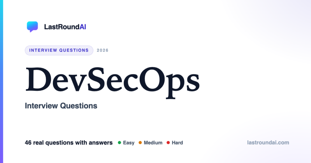 46 DevSecOps Interview Questions Real Teams Actually Ask in 2026