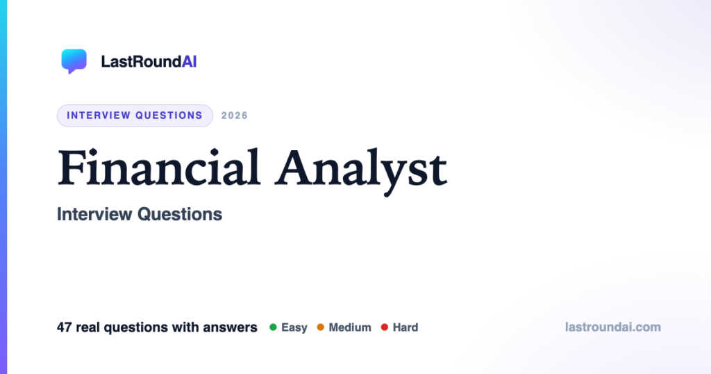 47 Financial Analyst Interview Questions, From the 3 Statements to the CFO Pushback Case