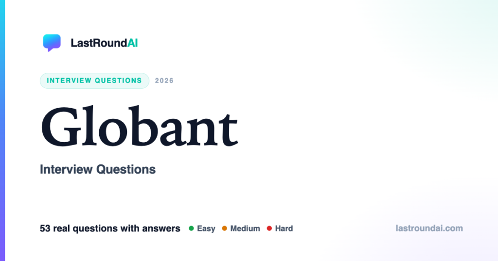 Globant Interview Questions (2026): Real, With Answers