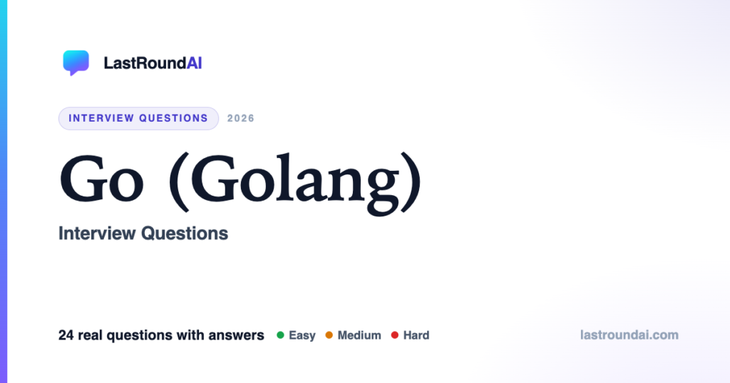 Go (Golang) Interview Questions (2026): Must-Know Q&A With Examples