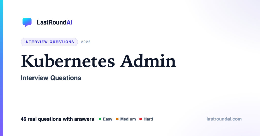 Kubernetes Admin Interview Questions: The Governance Layer Most Candidates Skip