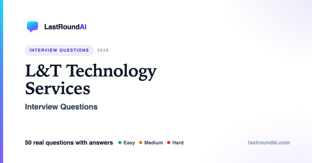 L&T Technology Services Interview Questions (2026)