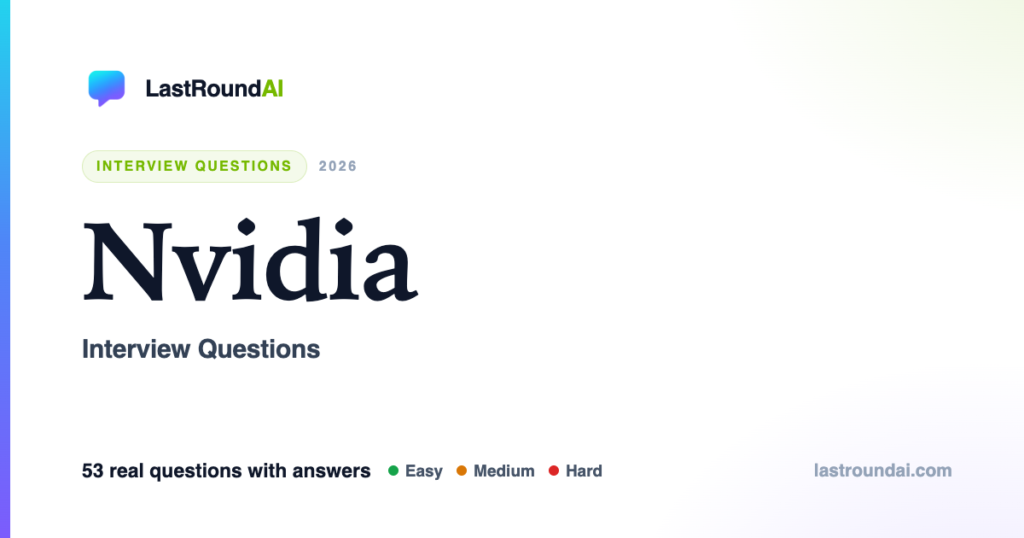 Nvidia Interview Questions (2026): What They Actually Ask