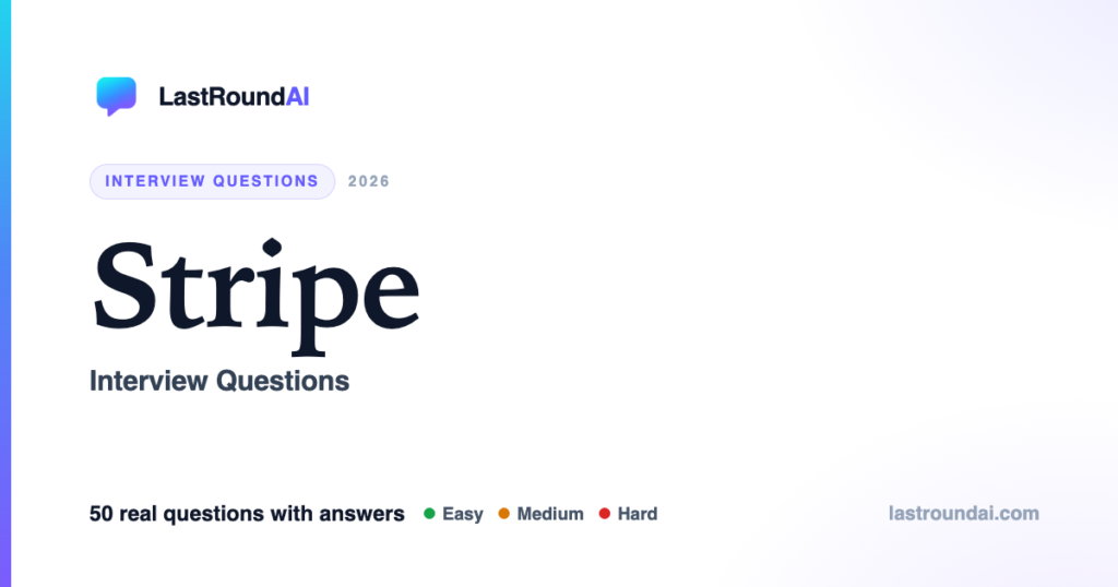 Stripe Interview Questions for Software Engineers (2026)