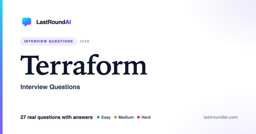 Terraform Interview Questions (2026): IaC Q&A With Examples