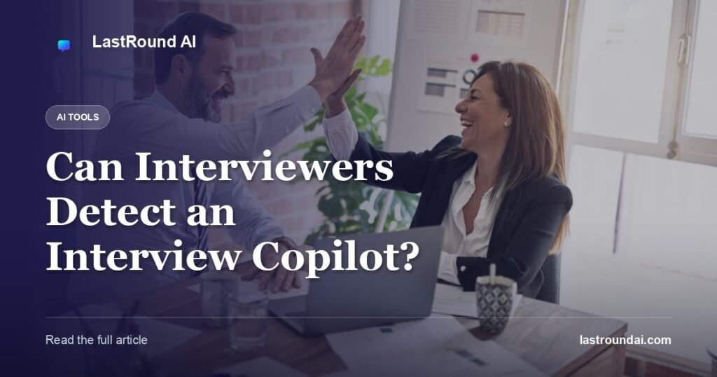 Can Interviewers Detect an Interview Copilot?